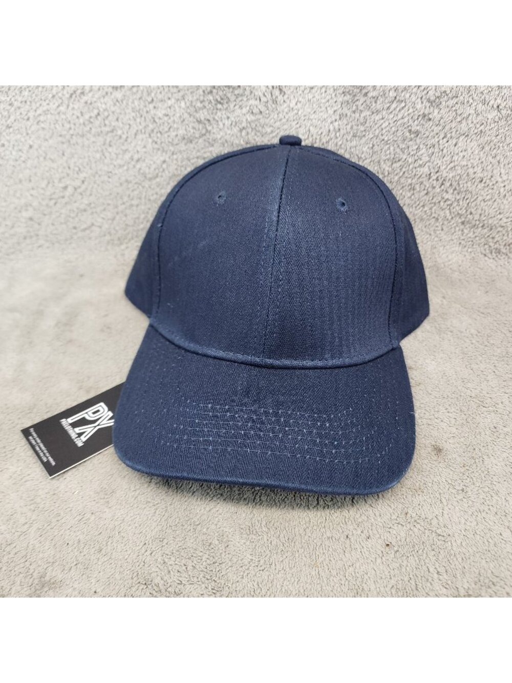 PX Hat Mens One Size Navy Blue Cotton Canvas Trucker Cap *NWT*
